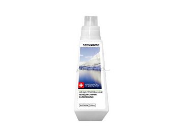 Гель для стирки DZENCLEAN концентрированный для белого белья, 920 мл