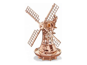 Механическая модель в виде конструктора EWA Eco-Wood-Art Ветряная мельница