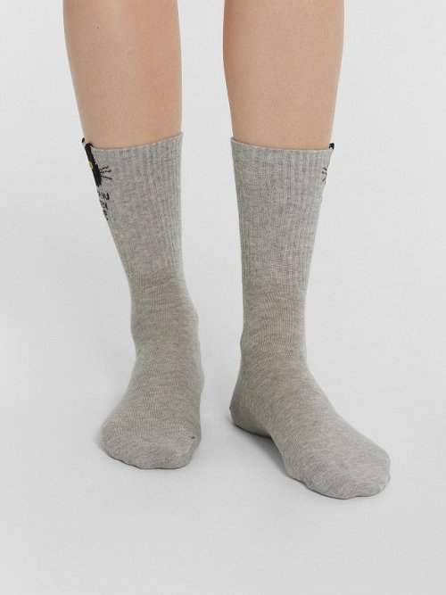 Носки женские высокие в наборе, 3 пары, фото 2 из 6