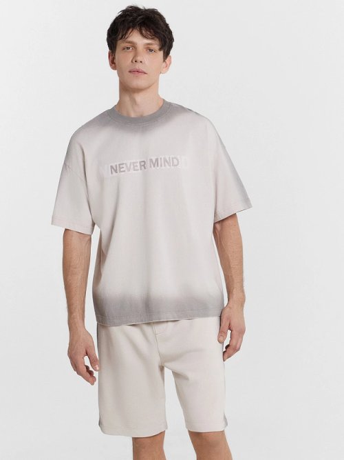 Комплект мужской серый с надписью "never mind", фото 3 из 8