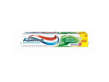 Паста зубная AQUAFRESH Mild and Minty Мягко-Мятная, 125 мл из каталога Мила