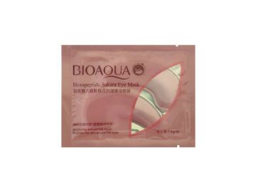 Маски-патчи для глаз гидрогелевые BIOAQUA Hexapeptide Sakura, 2 шт, арт. BQY93154