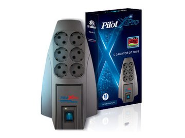 Сетевой фильтр Pilot X-Pro 1.8м (серый)