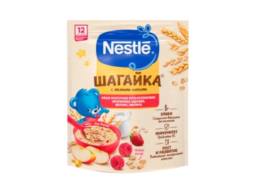 Каша Нестле мол мультизлак с овс хлопьями  кус. землян, ябл и мал 190г