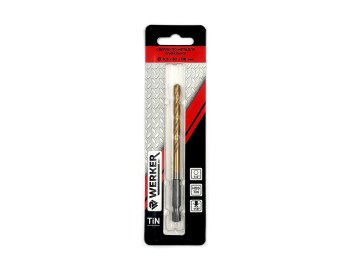 Сверло c 6гр.хв.1/4" по мет. 5,5мм (под шур-т) (HSS-TiN, 1шт) WERKER