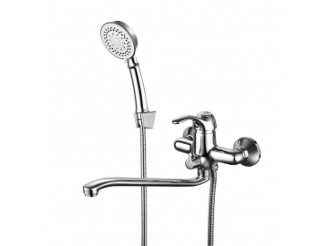 Смеситель для ванной GROSS AQUA Provance длинный излив 7518586С