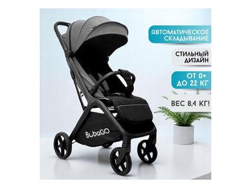 Коляска детская прогулочная BubaGo LUNA BG 154-3 (темно-серый) в Барановичах 5 элемент