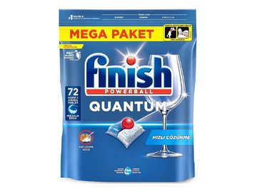 Таблетки для посудомоечной машины Finish Powerball Quantum (72 шт)