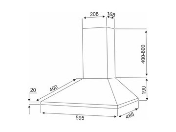 Вытяжка EXITEQ EX-1086 white