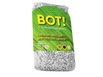 Сменная накладка для плоской швабры 90 г