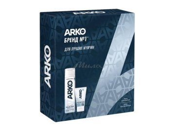 Набор подарочный ARKO Men Sensitive (Пена для бритья, 200 мл + Крем после бритья, 50 мл)