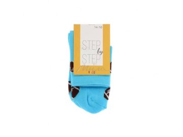 Носки детские STEP by STEP р.14-16 мячи бирюза арт.9002М-40