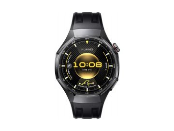 Умные часы huawei watch gt 6 pro 46 мм (черный, с черным силиконовым ремешком)