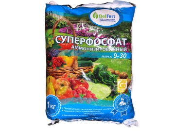 Удобрение Суперфосфат (азот-фосфор) 9-30, 1кг (ГХЗ) со скидкой в магазинах Ома
