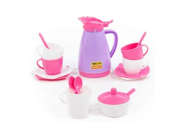 Набор детской посуды Полесье "Алиса" на 4 персоны (Pretty Pink)