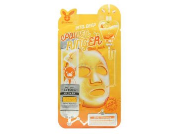 Маска тканевая для лица ELIZAVECCA Витаминная Vita Deep Power Ringer Mask Pack, 1 шт, 23 мл