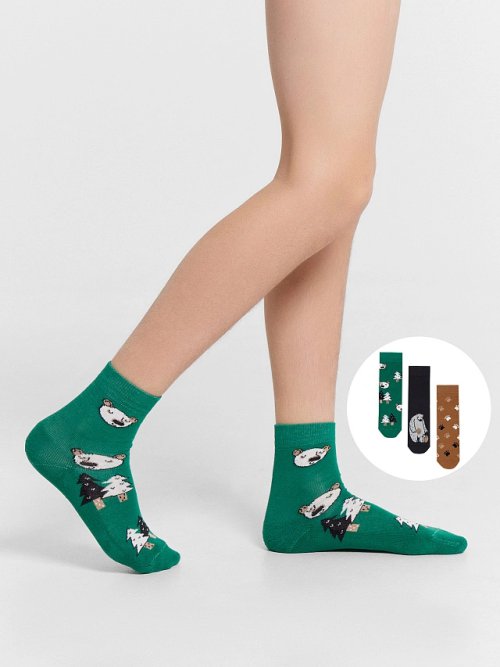 Носки детские в наборе, 3 пары, фото 1 из 10