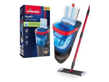 Набор для уборки с плоской шваброй Vileda H2Pro (ведро,швабра,моп)