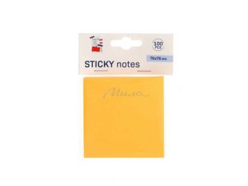 Блок для записей цветной самоклеящийся, арт. 7012306135 Мила