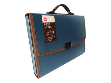 Папка-портфель DELI E5577BLUE