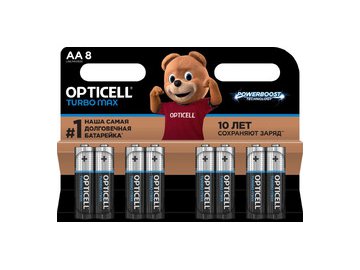 Элемент питания OPTICELL AA LR06 BP8 Turbo Max
