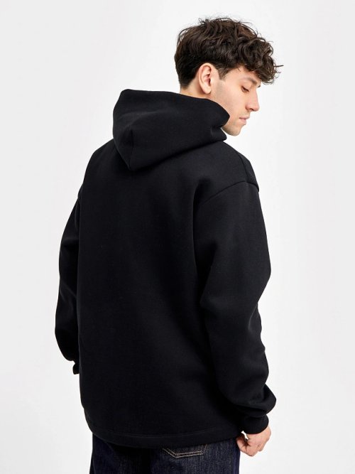 Толстовка мужская в черном цвете, фото 4 из 5