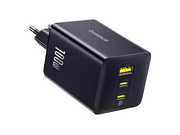 Сетевое зарядное Baseus EnerFill FE11 Fast Charger 2C+U 100W EU P10182102123-00