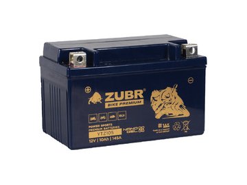 Мотоциклетный аккумулятор ZUBR Premium YTZ10S L+ (10 А·ч)