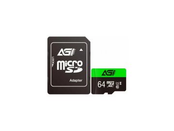Карта памяти agi agi064gu1tf138 microsdxc 64gb, class 10 в Молодечно Электросила