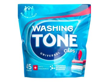 Капсулы для стирки WASHING TONE Universal 45 шт