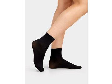 Высокие женские полиамидные носки черного цвета Марк Формель