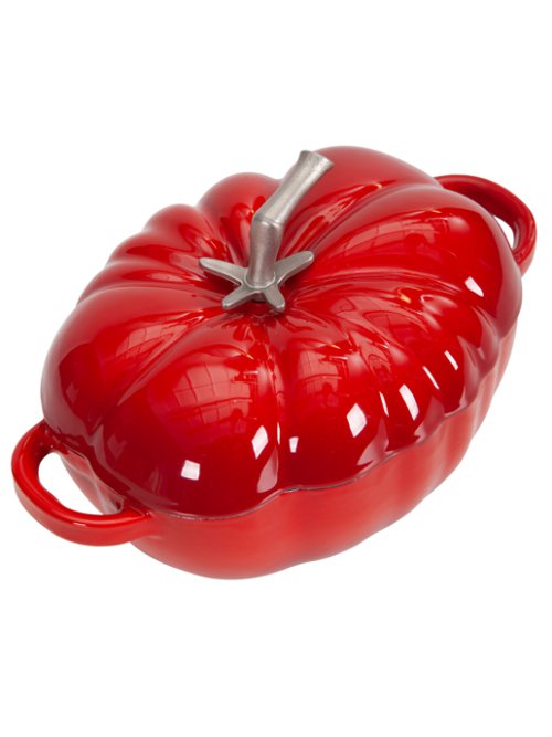 Кокотница чугунная эмалированная Tomato mini 0,48 л, фото 10 из 45
