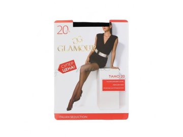 Колготы жен. GLAMOUR TIAMO 20 nero р.2