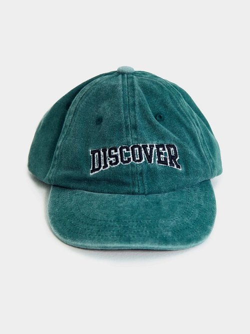 Бейсблка для мальчиков темно-зеленая с вышивкой "discover", фото 4 из 10