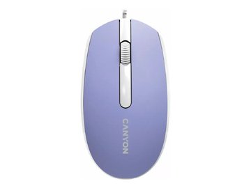 Мышь Canyon M-10 (CNE-CMS10ML) сиреневый/белый