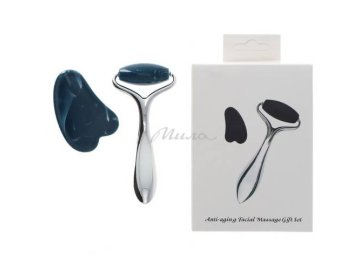 Набор для ухода за лицом ODRI роллер + скребок гуаша, арт. SLWZS-028 в Минске Мила