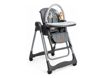Стульчик для кормления 4в1 VipBaby POLLY GRAPHITE
