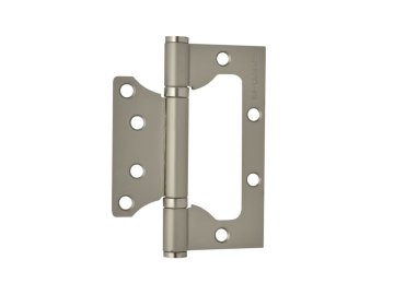 Петля дв. 100 универс.накладн.без врезки мат.хром без колп. (2шт) NORA-M в Минске Ома