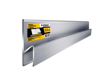 Правило алюминиевое h-образное Werker 2,5 м