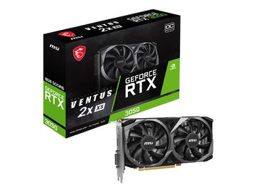 Видеокарта MSI GeForce RTX 3050 Ventus 2X XS 8G OC