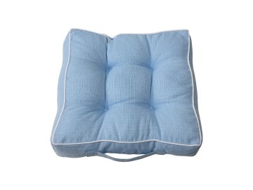 Подушка для сидения Art&Home Waltz 39х39х8см аквамарин WOSCW5251