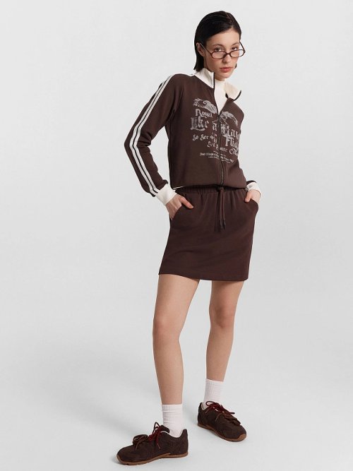 Юбка женская коричневая, фото 6 из 7