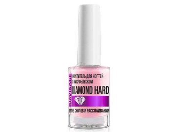Мила акции Бобруйск - Укрепитель для ногтей  LUXVISAGE DIAMOND HARD с микроблеском против сколов и расслаивания, 9 г