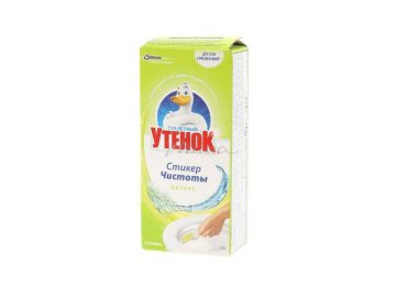 Стикер чистоты ТУАЛЕТНЫЙ УТЕНОК Цитрус, 30 г