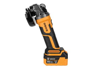 Угловая шлифмашина Deko DKAG20-125 (063-2150) с 1-м АКБ