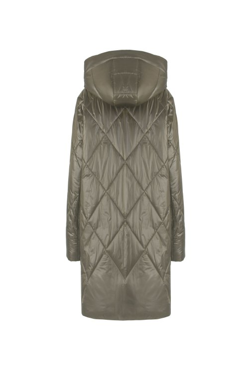 Пальто женское плащевое утепленное, фото 3 из 90