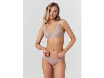 Трусы слипы женские розовые в горошек Марк Формель