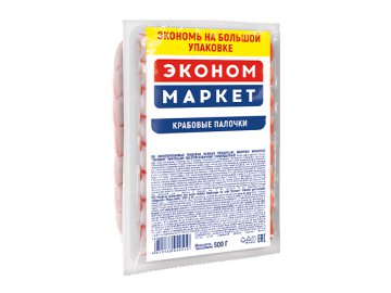 Санта акции и скидки Мосты - Крабовые палочки Эконом Маркет имитация охлажденные 500 г