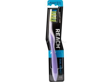 Щетка зубная REACH Dual effect Массаж дёсен, средней жесткости