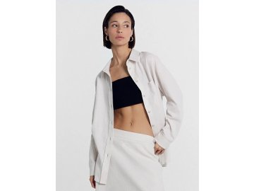 Рубашка женская в светло-бежевом цвете Марк Формель